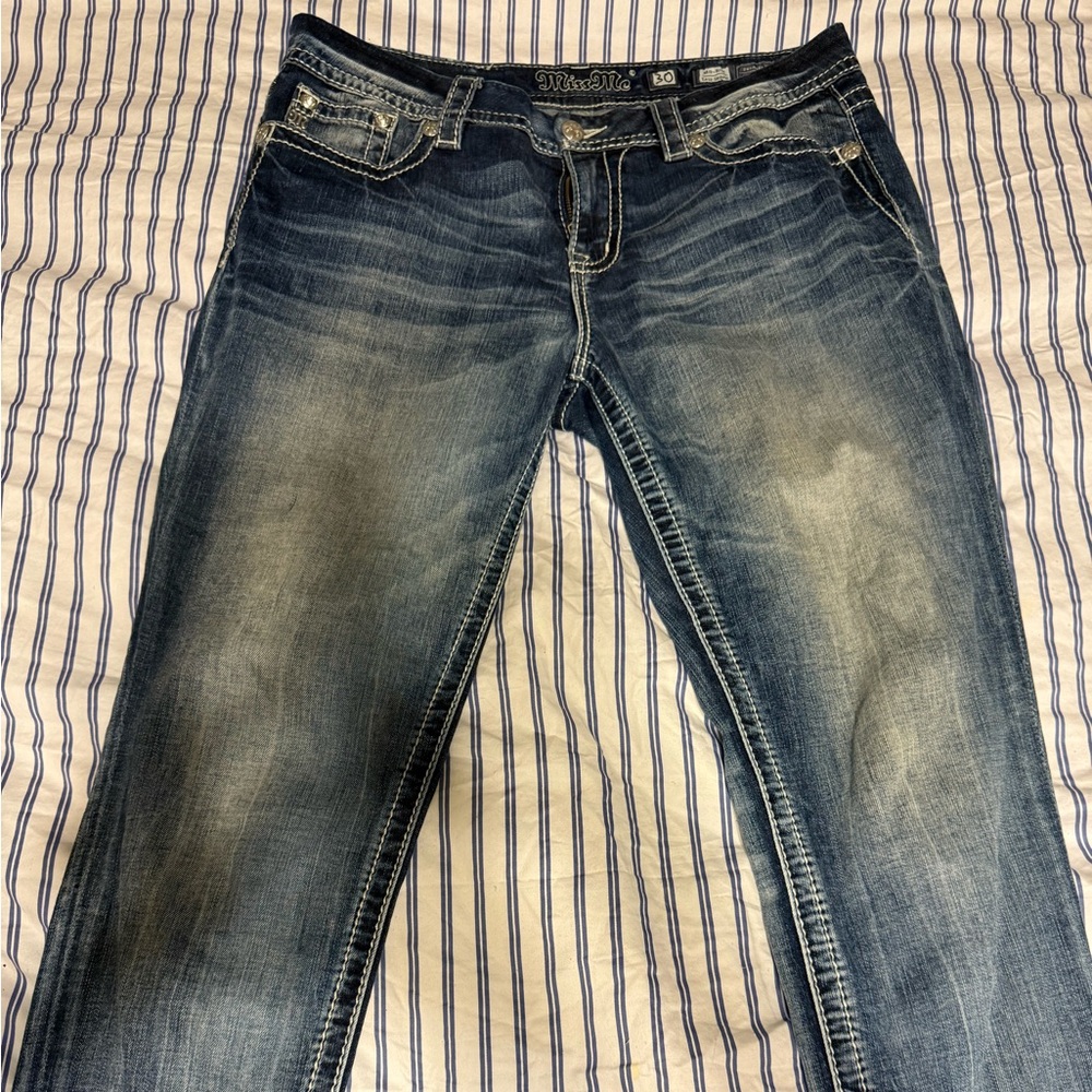 Miss Me Women’s Faded Blue Slim Jeans